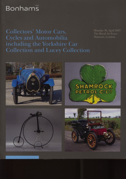 Bonhams 2007 Collectors' Motor Cars, Cycles & Automobilia