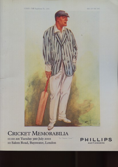 Phillips 2001 Cricket Memorabilia