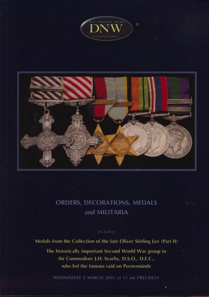 DNW March 2005 Orders, Decorations, Medals & Militaria