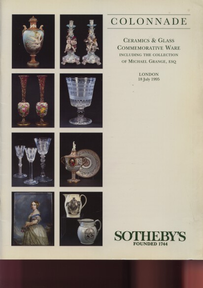 Sothebys 1995 Ceramics, Glass incuding Grange Collection