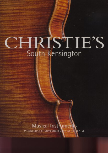 Christies 2002 Musical Instruments