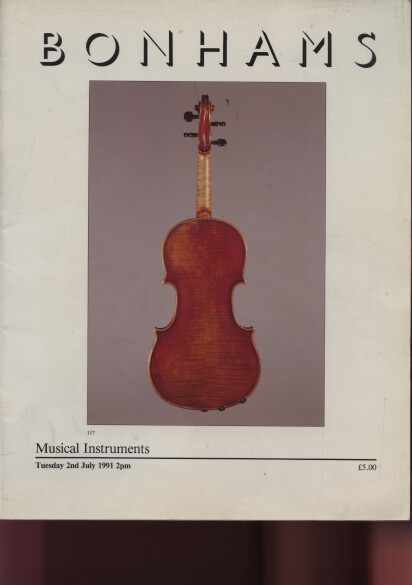 Bonhams July 1991 Musical Instruments