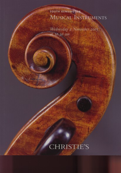 Christies November 2005 Musical Instruments
