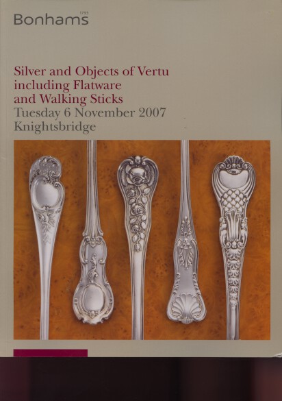 Bonhams 2007 Silver, Objects of Vertu, Walking Sticks - Click Image to Close