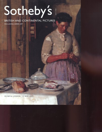 Sothebys 2007 British & Continental Pictures & Greek Art