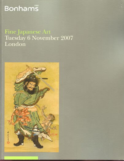 Bonhams 2007 Fine Japanese Art