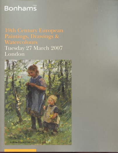 Bonhams 2007 19th Century European Paintings & Watercolours