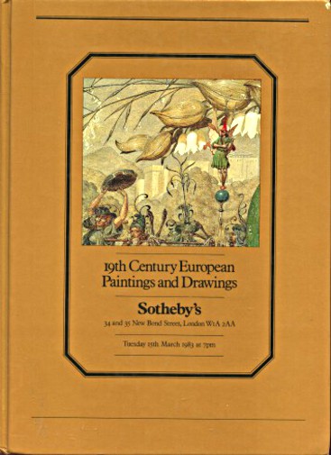 Sothebys 1983 19th Century European Paintings, Drawings