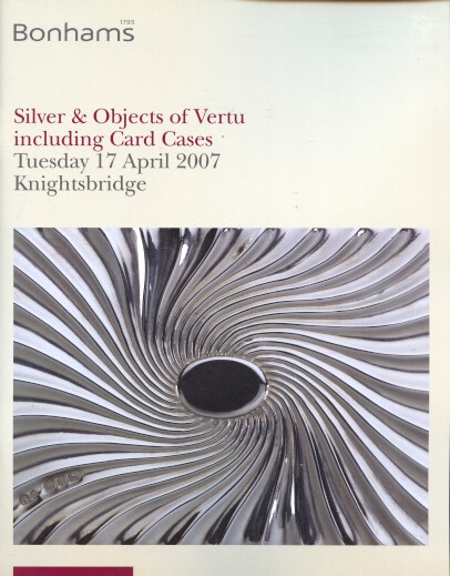 Bonhams 2007 Silver & Objects of Vertu & Card Cases - Click Image to Close