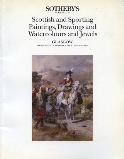 Sothebys 1986 Scottish & Sporting Paintings, Drawings