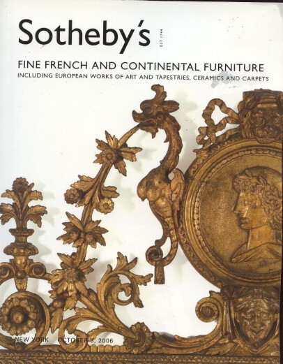 Sothebys October 2006 Fine French & Continental Furniture