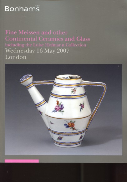 Bonhams 2007 Fine Meissen & Other Continental Ceramics - Click Image to Close