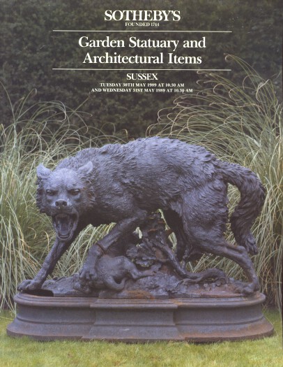 Sothebys 1989 Garden Statuary & Architectural Items