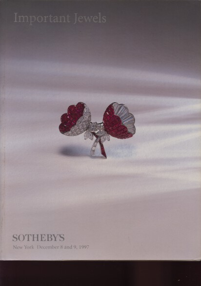 Sothebys December 1997 Important Jewels