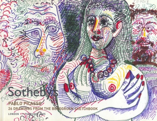 Sothebys February 2005 Picasso 26 Drawings from Berggruen Sketchbook