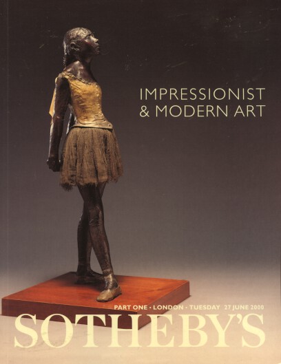 Sothebys 2000 Impressionist & Modern Art Part I