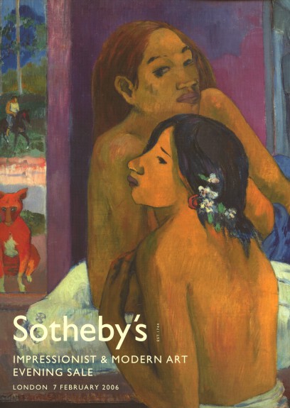 Sothebys 2006 Impressionist and Modern Art Evening Sale