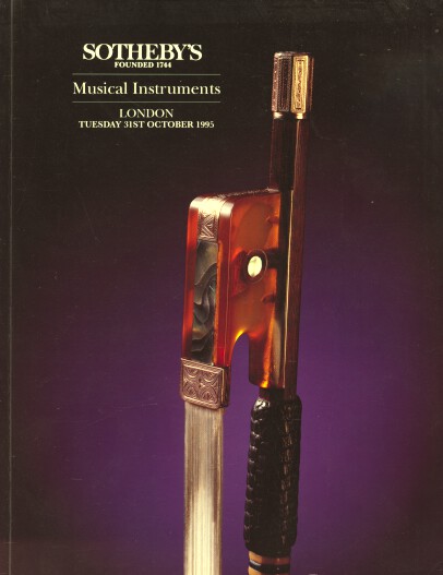 Sothebys 1995 Musical Instruments