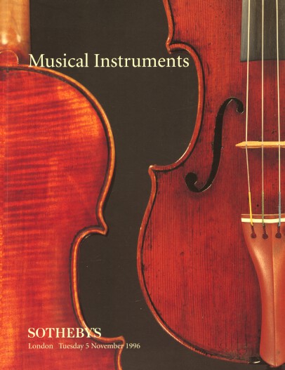 Sothebys 1996 Musical Instruments