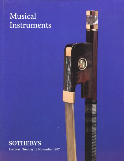 Sothebys 1997 Musical Instruments