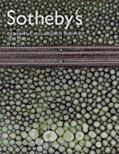 Sothebys November 2004 Decorative Arts & Design from 1870