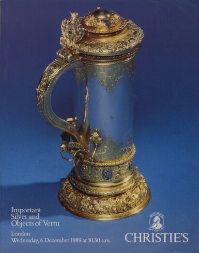 Christies 1989 Important Silver & Objects of Vertu - Click Image to Close