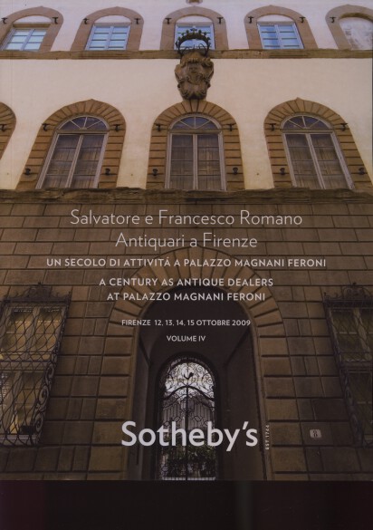 Sothebys 2009 S & F Romano Collection, Florence V IV