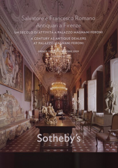Sothebys 2009 S & F Romano Collection, Florence V III