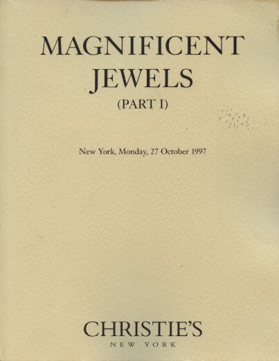 Christies 1997 Magnificent Jewels Part I
