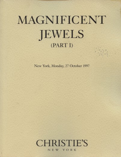 Christies 1997 Magnificent Jewels Part I