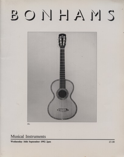 Bonhams 1992 Musical Instruments - Click Image to Close