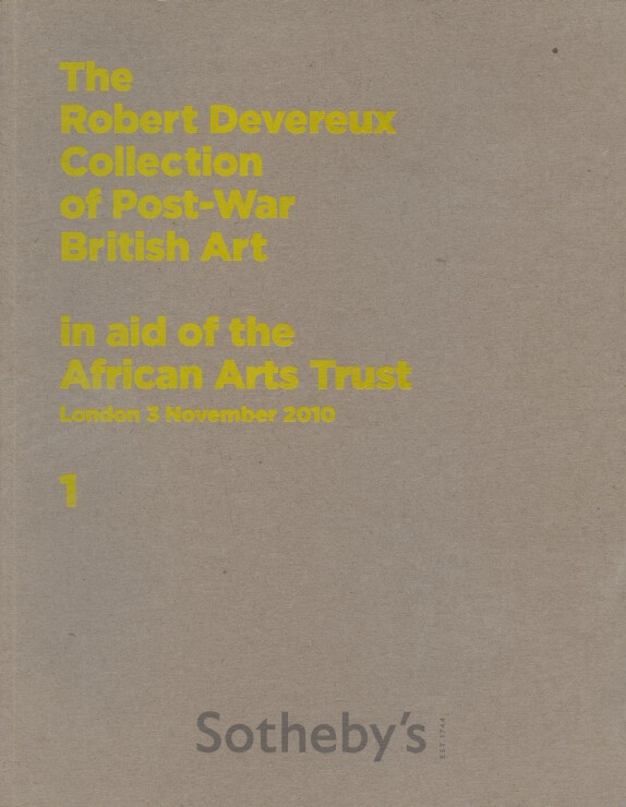 Sothebys November 2010 Robert Devereux Collection of Post-War British Art 1