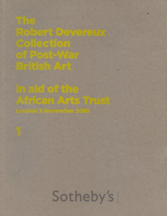 Sothebys November 2010 Robert Devereux Collection of Post-War British Art 1
