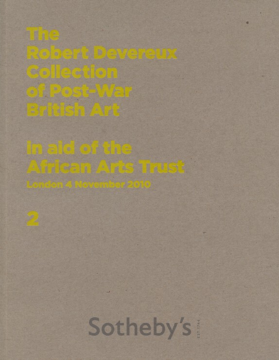 Sothebys November 2010 Robert Devereux Collection of Post-War British Art 2