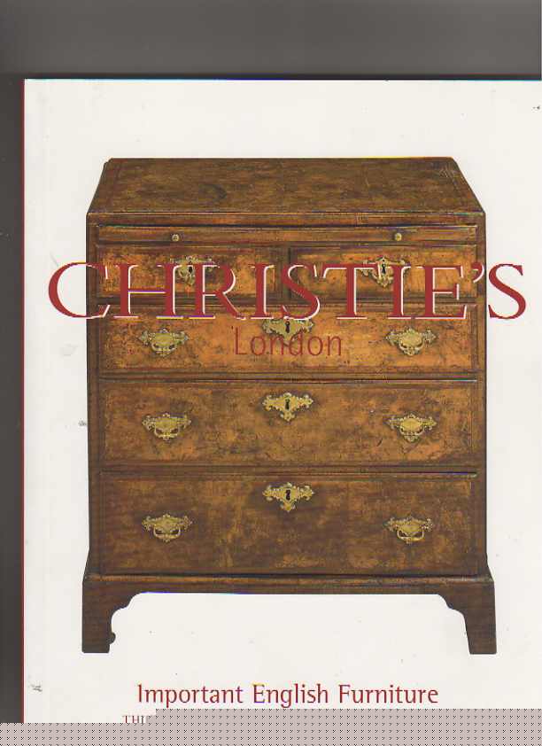 Christies April 2001 Important English Furniture