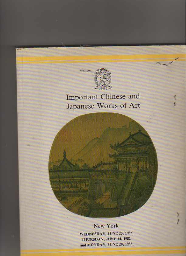Christies June 1982 Important Chinese & Japanese Works of Art