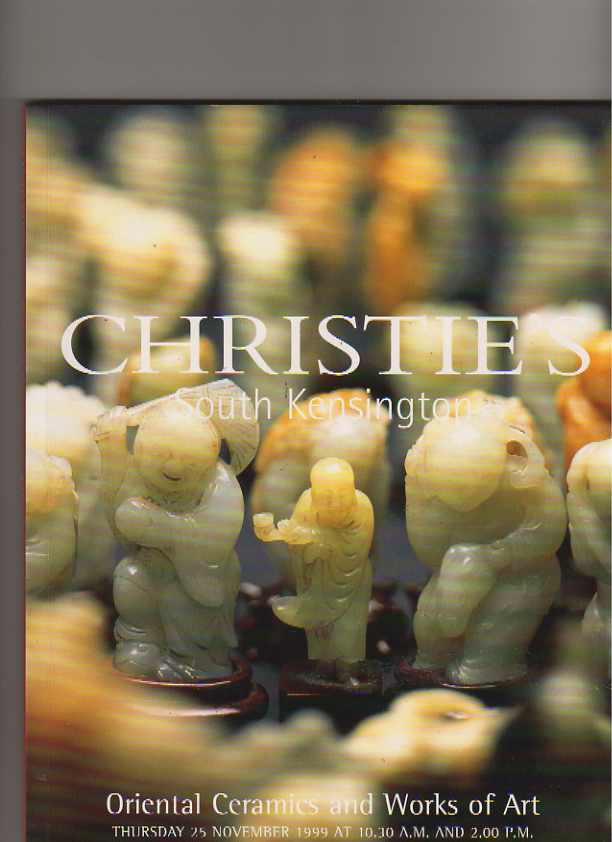Christies November 1999 Oriental Ceramics & Works of Art