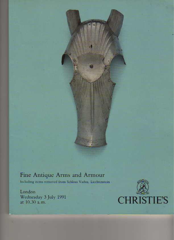 Christies 1991 Fine Antique Arms & Armour
