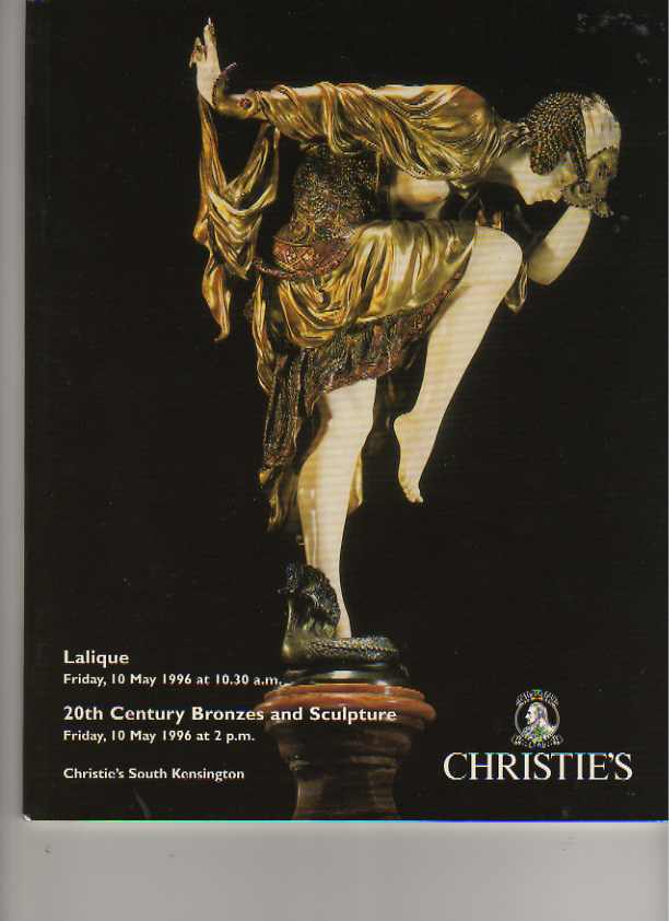 Christies 1996 Lalique, 20th C Bronzes & Sculpture - Click Image to Close