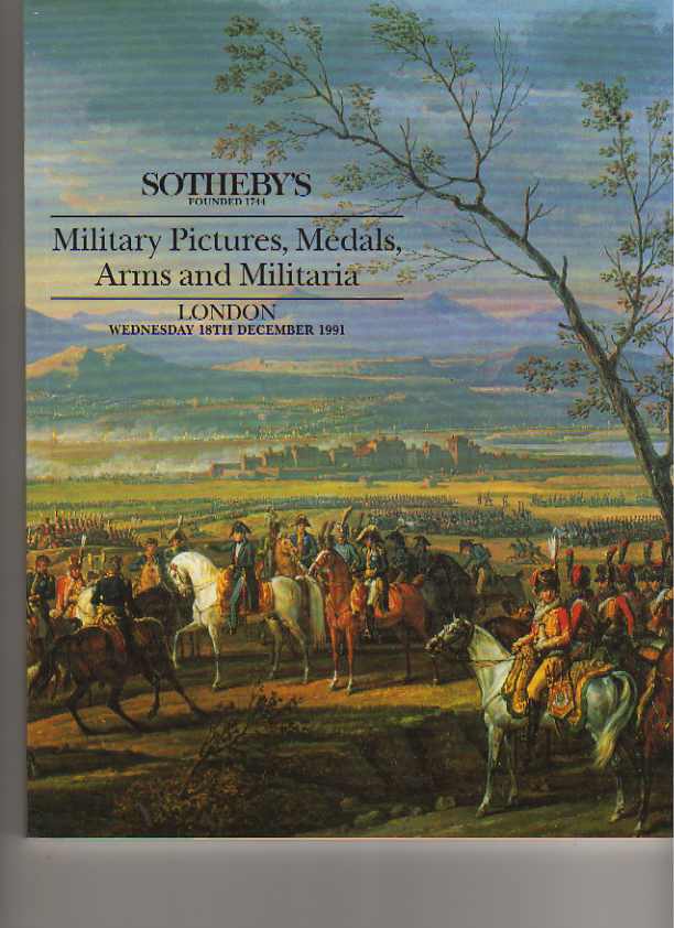 Sothebys 1991 Military Pictures, Medals, Arms and Militaria