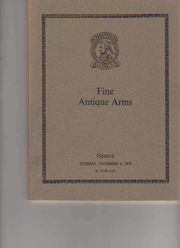 Christies 1976 Fine Antique Arms