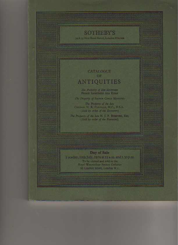 Sothebys 10th July 1979 Antiquities Sothebys 10th July 1979 Antiquities