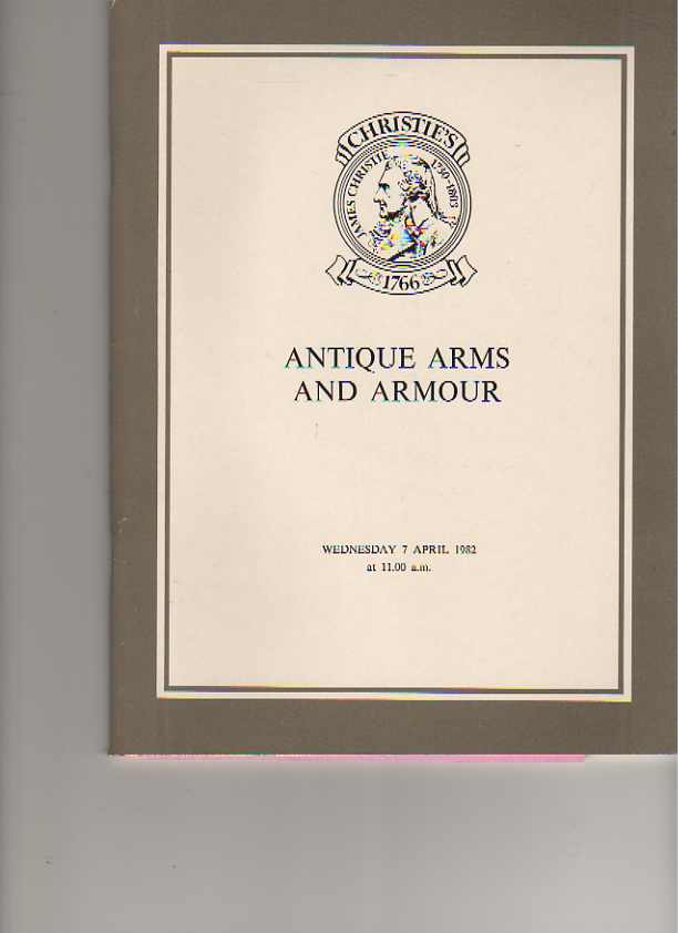 Christies 1982 Antique Arms and Armour