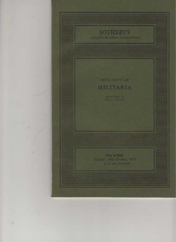 Sothebys Oct 1979 Militaria (Digital only)