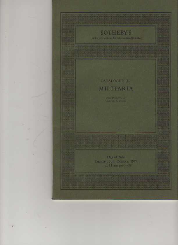 Sothebys 1979 Militaria