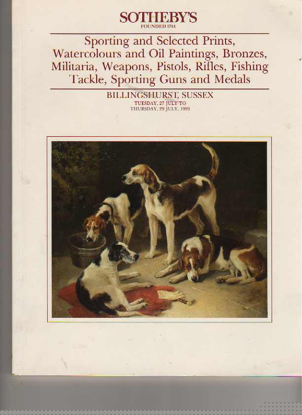 Sothebys 1993 Militaria, Weapons, Medals, Fishing