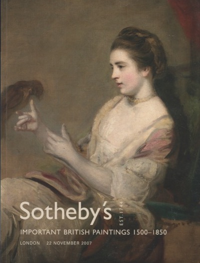 Sothebys 2007 Important British Paintings 1500 1850