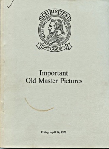 Christies April 1978 Important Old Master Pictures