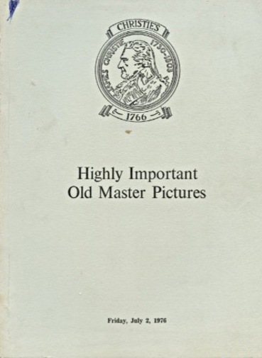 Christies 1976 Highly Important Old Master Pictures