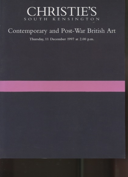 Christies December 1997 Contemporary & Post War British Art